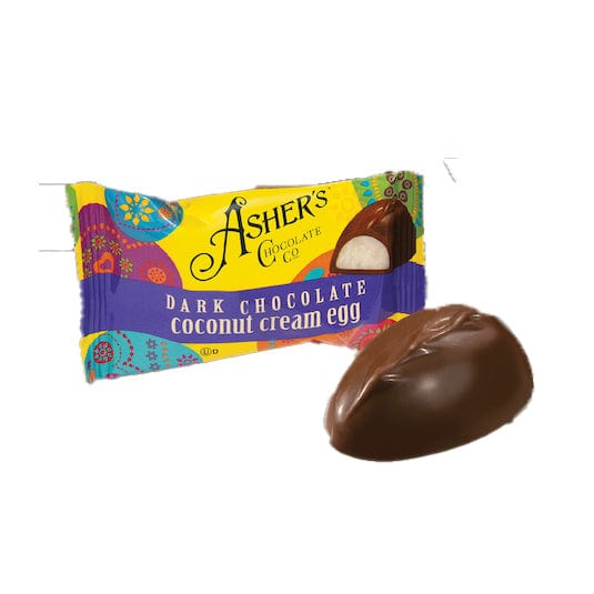 Asher&#39;s Asher&#39;s Dark Chocolate Coconut Cream Egg 1 oz