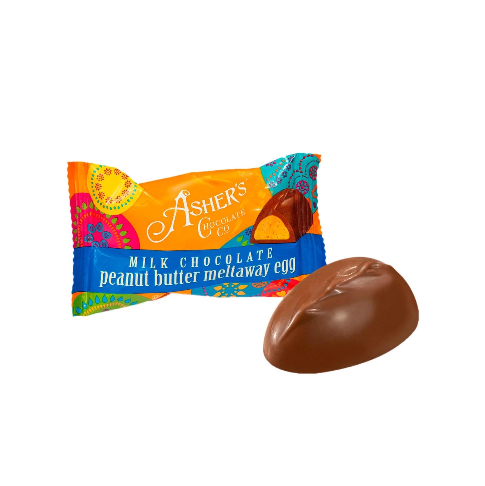Asher's Asher's Milk Chocolate Peanut Butter Egg 1 oz