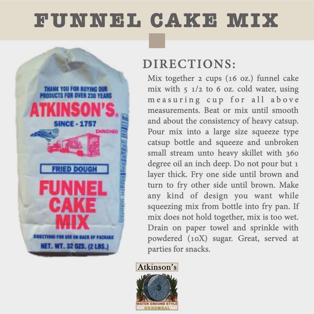 Atkinson&#39;s Milling Co. Baking Mix Atkinson&#39;s Funnel Cake Mix 2 lb