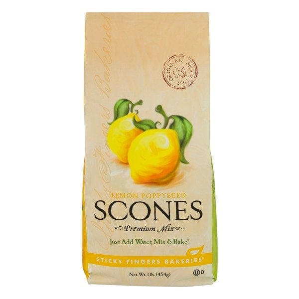 Sticky Fingers Bakeries Baking Mix Sticky Fingers Bakeries Lemon Poppyseed Scone Mix 16 oz