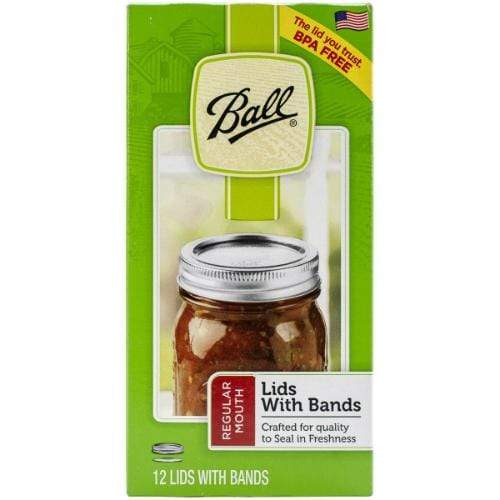 Ball Jar Lids Ball Regular Bands with Dome Lids
