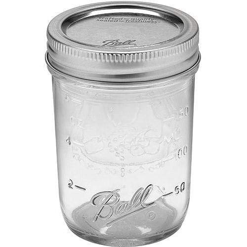 Ball Jar Lids Ball Regular Mouth Half Pint Mason Jars With Lids (Set Of 12)