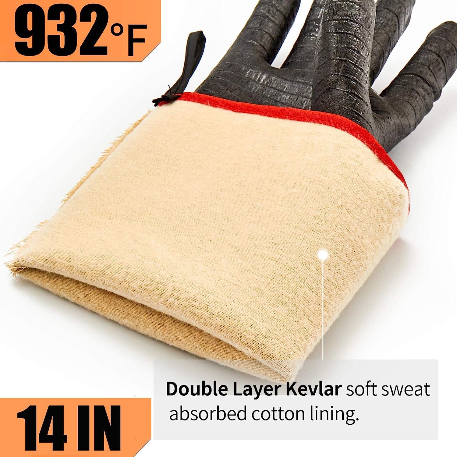 Rapicca BBQ Gloves Rapicca Heat Resistant BBQ Gloves XL