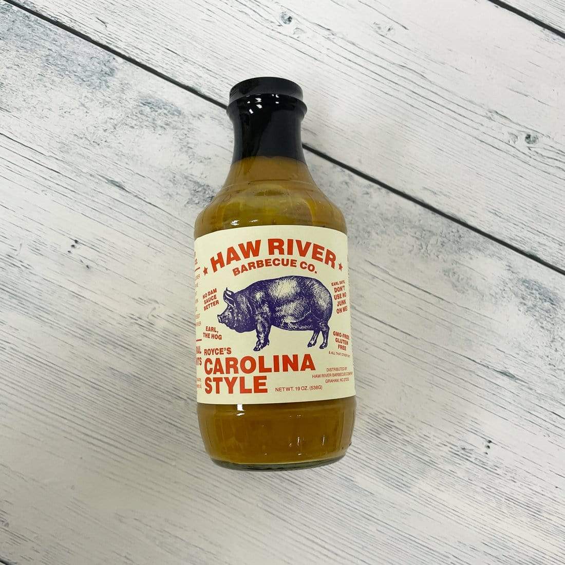 Haw River Barbecue Co. BBQ Sauce Haw River Barbecue Co. Royce's Carolina Style BBQ Sauce