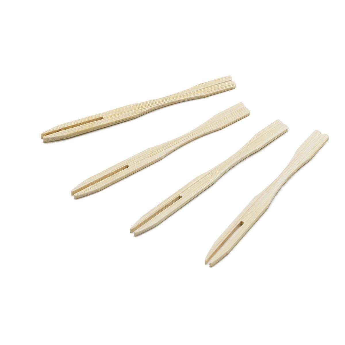 Tablecraft BBQ Tool 3.5" Bamboo Fork Picks - Pack Of 100
