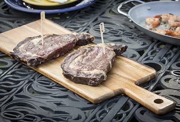 Tablecraft BBQ Tool 3.5" Bamboo Steak Markers - Pack of 130