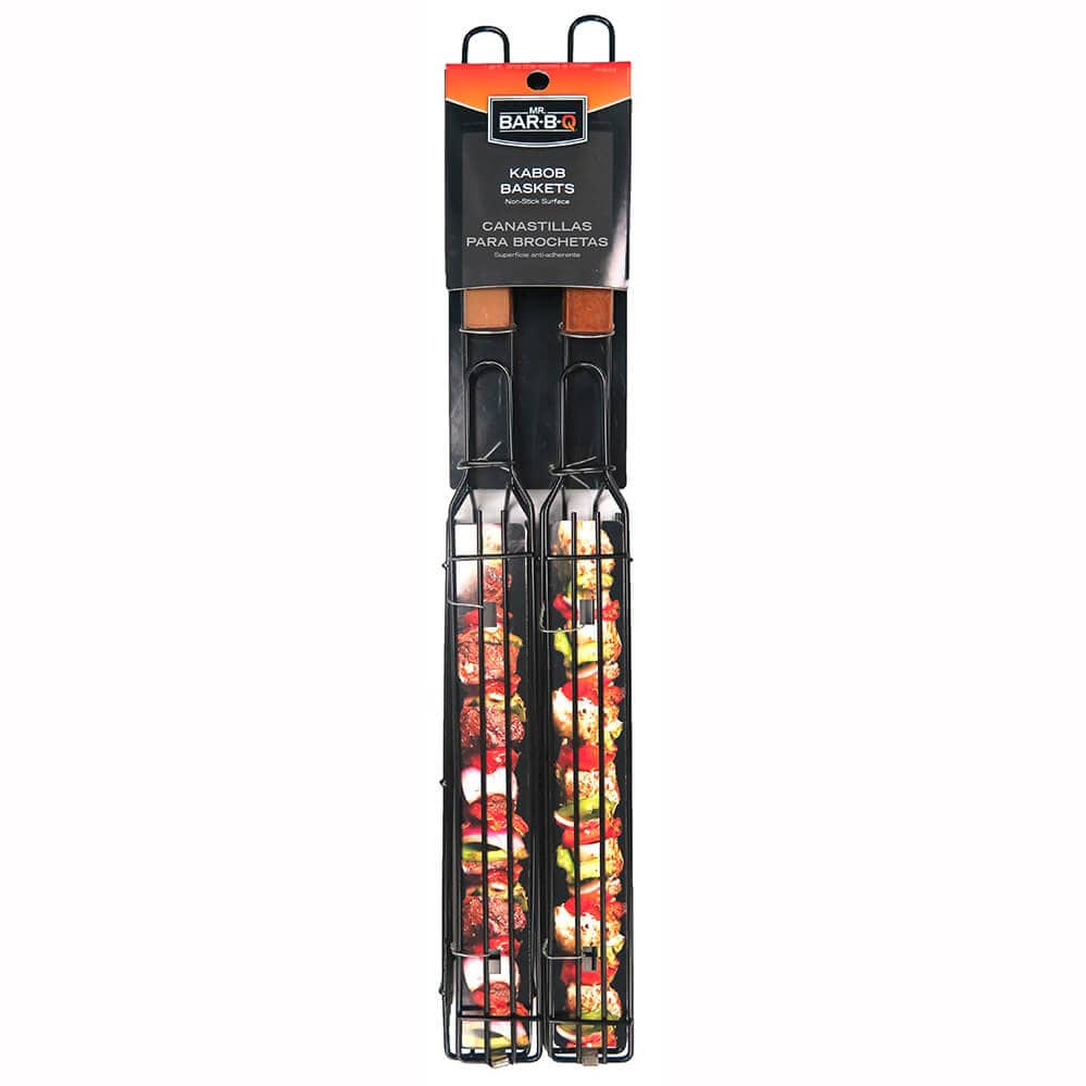 Mr. BBQ BBQ Tool Mr. Bar-B-Q Nonstick Kabob Basket - Set of 2