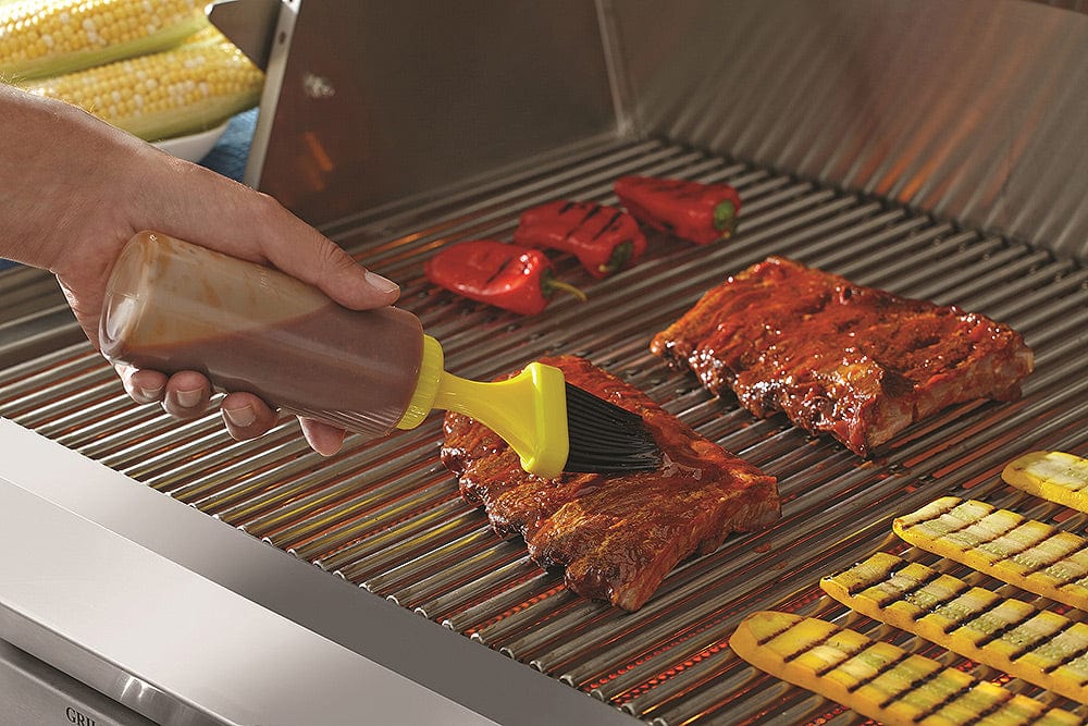 Mr. BBQ BBQ Tool Mr. Bar-B-Q Silicone Basting Bottle with Cap