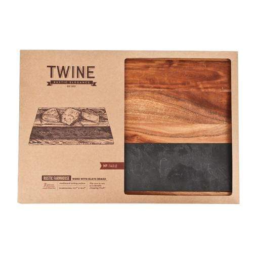 Twine Board Twine Rustic Farmhouse Wood With Slate Board
