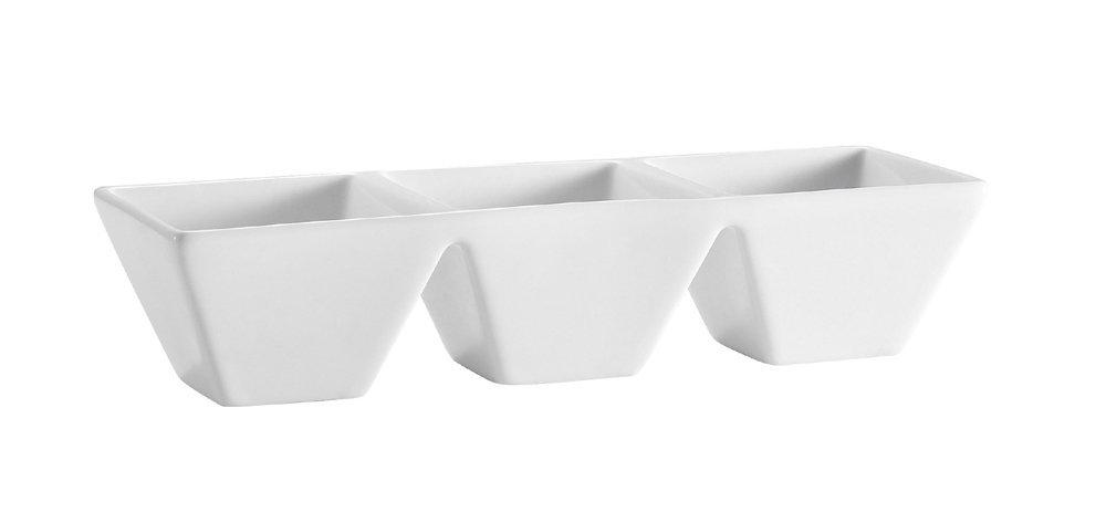 CAC Bowls CAC Kent Square Three Section Bowl