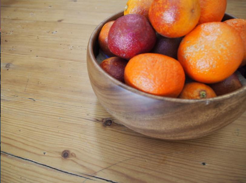 Pacific Merchants Bowls Pacific Merchants 12in Acacia Wood Large Round Calabash Bowl