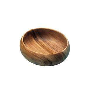 Pacific Merchants Bowls Pacific Merchants 12in Acacia Wood Large Round Calabash Bowl