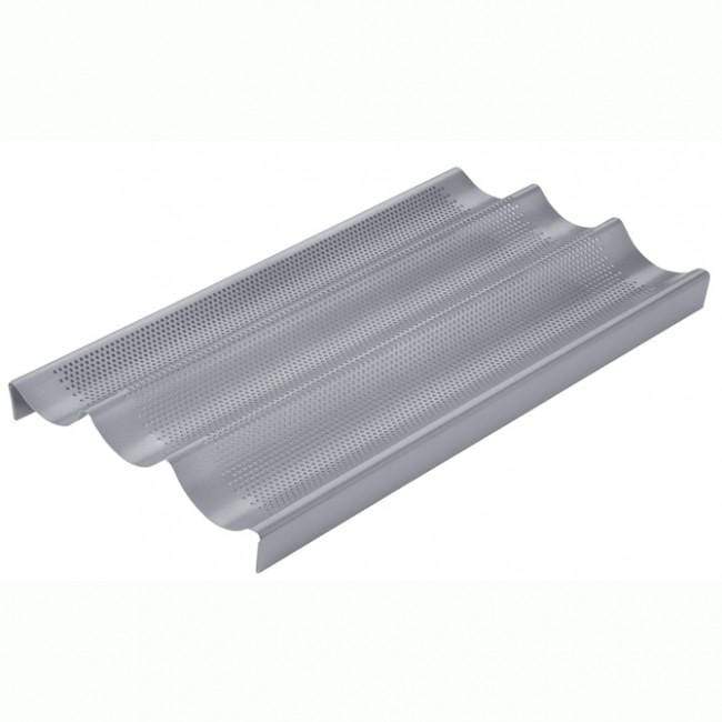 Chicago Metallic Bread & Loaf Pans Chicago Metallic Commercial II Non Stick Baguette Pan