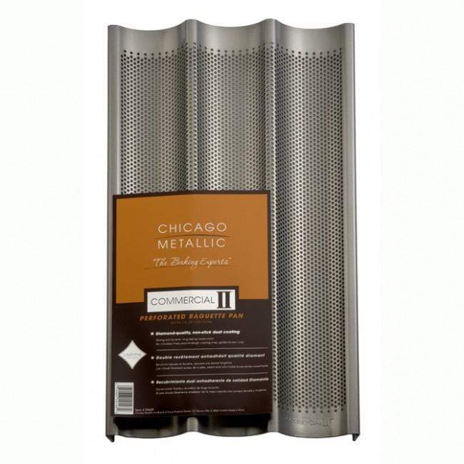 Chicago Metallic Bread & Loaf Pans Chicago Metallic Commercial II Non Stick Baguette Pan