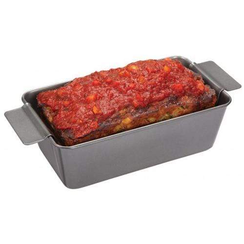 Kitchen & Company Bread & Loaf Pans Chicago Metallic Nonstick Meatloaf Pan With Insert