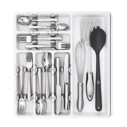 OXO Cabinet & Drawer Organization OXO Good Grips Adjustable Flatware Tray