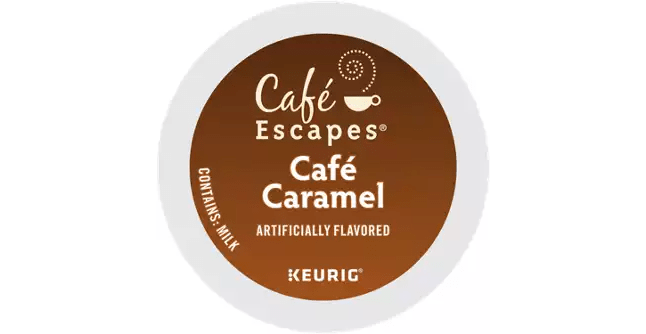 Cafe Esccapes Coffee Café Escapes Café Caramel K-Cup - 24 Count Box