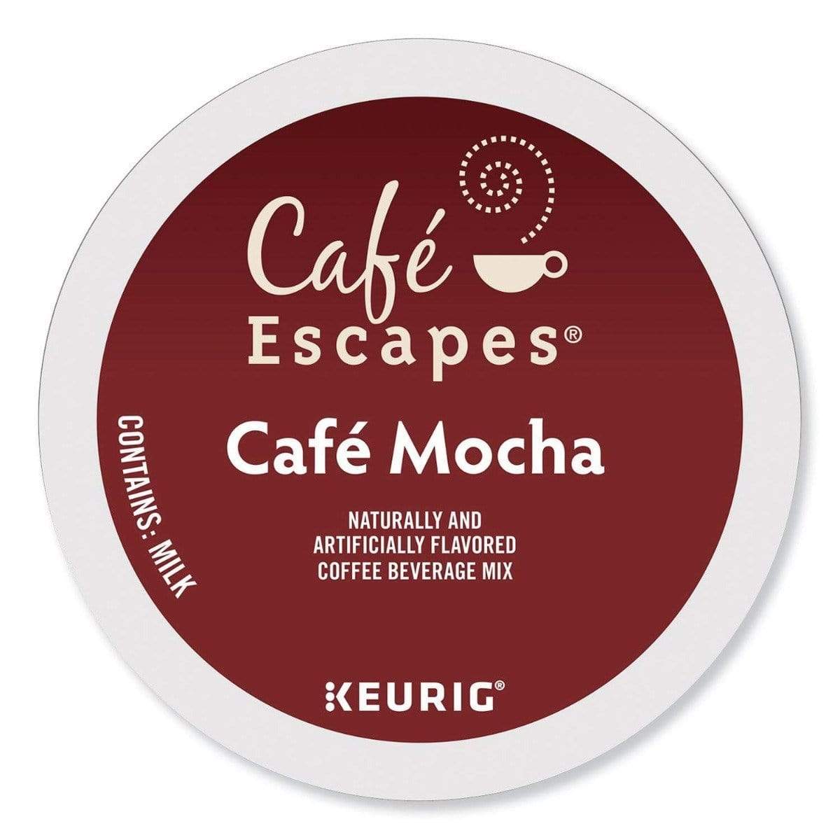 Cafe Esccapes Coffee Café Escapes Café Mocha K-Cup Coffee - 24 Count Box
