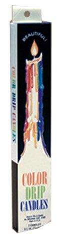 General Wax & Candle Co. Candle Color Drip Candles (Set of 2)
