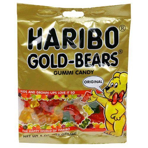 Haribo Candy Haribo Gold Gummi Bears - 5oz Bag