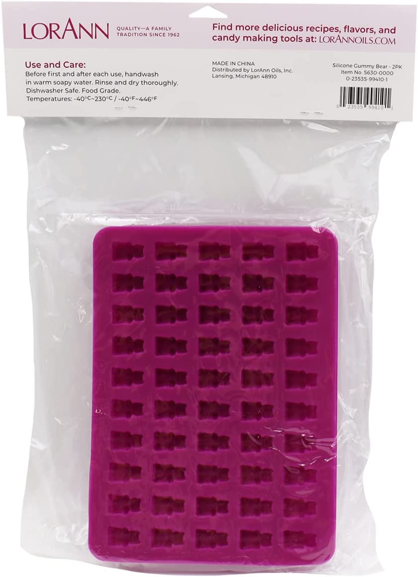 LorAnn Oils, Inc. Candy Molds LorAnn Oils Gummy Bear Mold 2 Pack