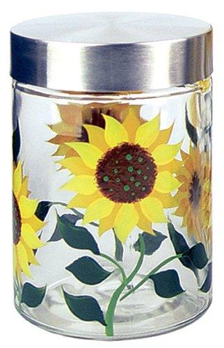 Grant Howard Canisters & Dry Food Storage Grant Howard Sunflower Round Canister 43 oz