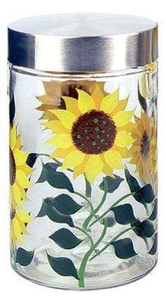 Grant Howard Canisters & Dry Food Storage Grant Howard Sunflower Round Canister 58 oz