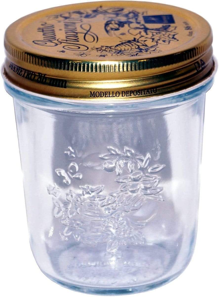 Bromioli Canning Jars Bormioli Rocco 10.75 oz Quattro Stagioni Jar Wide Mouth