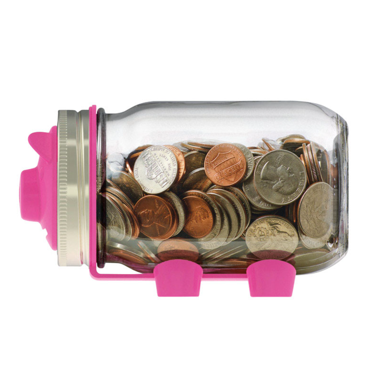 Fox Run Canning Tools Jarware Piggy Bank Lid for Regular Mouth Mason Jars