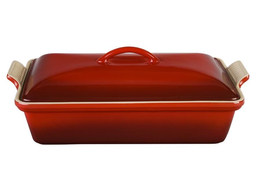 Le Creuset Casserole Dishes Le Creuset 4 Qt Heritage Rectangular Covered Casserole - Cherry Red