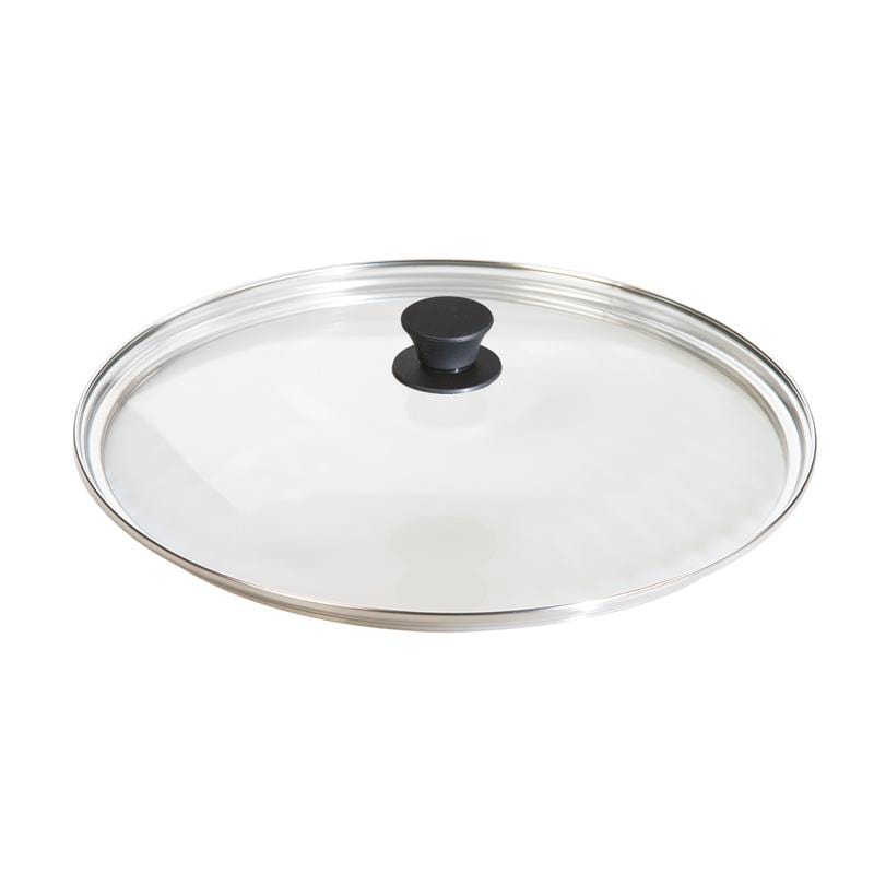 Lodge Cast Iron Cookware Lodge 15in Glass Lid with Silicone Handle