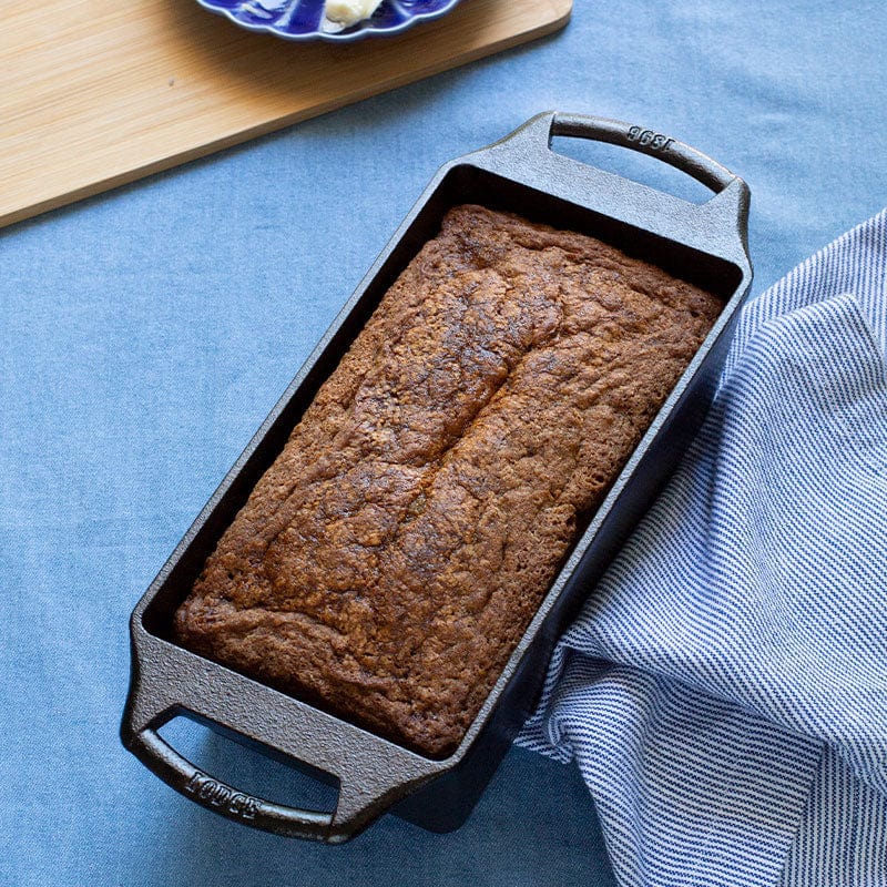 Lodge Cast Iron Cookware Lodge 8.5 x 4.5 Inch Seasoned Cast Iron Loaf Pan