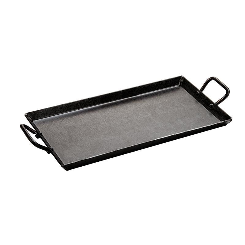 Lodge Cast Iron Cookware Lodge Pre-Seasoned Carbon Steel Double Griddle