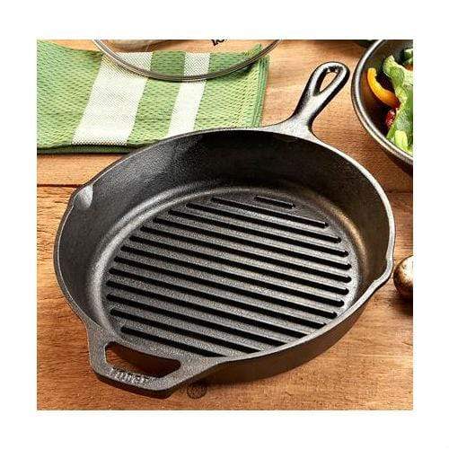 Lodge Cast Iron Cookware Lodge Pro Logic Cast Iron 10.25in Round Grill Pan