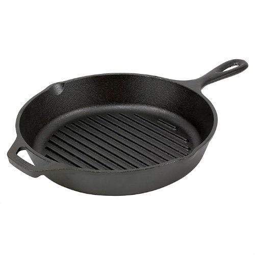 Lodge Cast Iron Cookware Lodge Pro Logic Cast Iron 10.25in Round Grill Pan