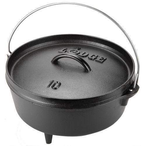 Lodge Cast Iron Cookware Lodge Pro Logic Cast Iron 4 qt Camp Dutch Oven