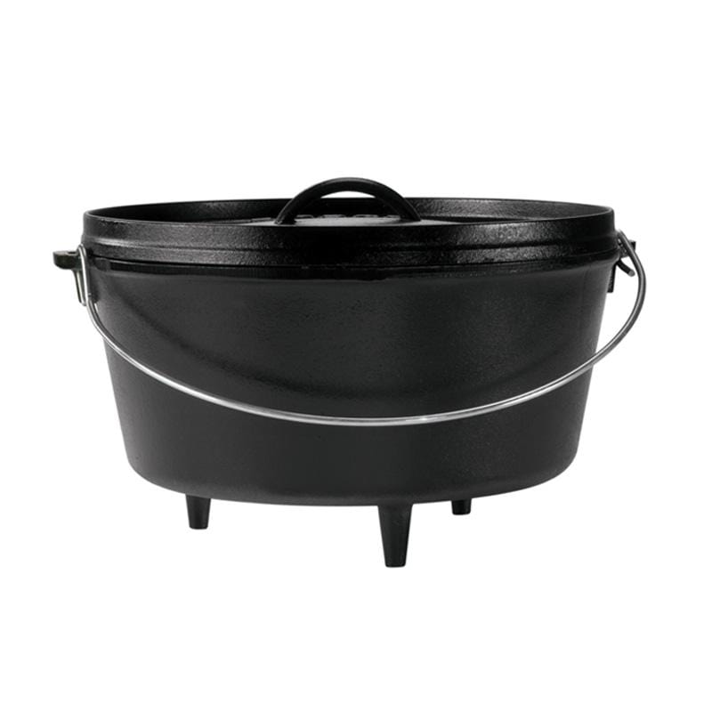 Lodge Cast Iron Cookware Lodge Pro Logic Cast Iron 8 qt Camp Dutch Oven