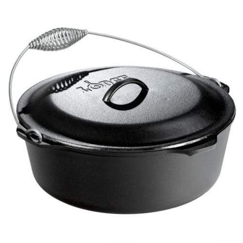 Lodge Cast Iron Cookware Lodge Pro Logic Cast Iron 9 qt Dutch Oven