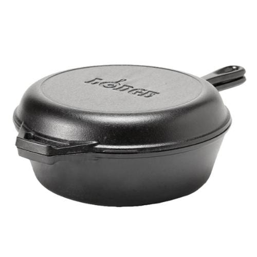 Lodge Cast Iron Cookware Lodge Pro Logic Cast Iron Combo Cooker