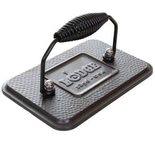 Lodge Cast Iron Cookware Lodge Pro Logic Cast Iron Rectangular Grill Press