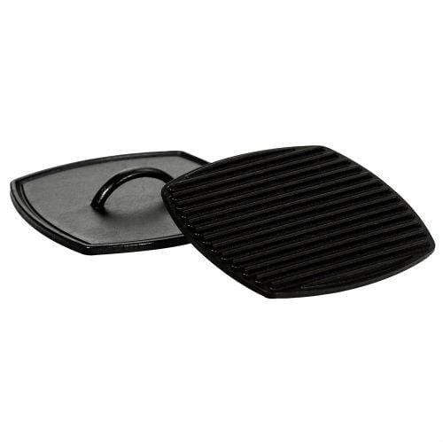 Lodge Cast Iron Cookware Lodge Pro Logic Cast Iron Ribbed Panini Press