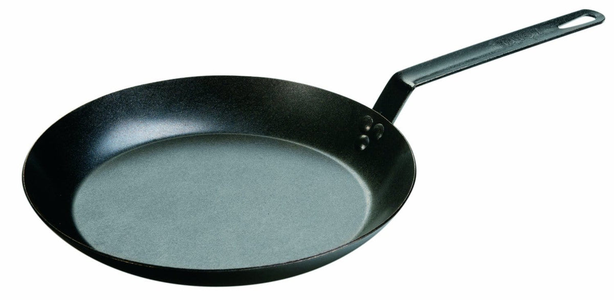 Lodge Cast Iron Cookware Lodge Seasoned Carbon Steel 12in Skillet