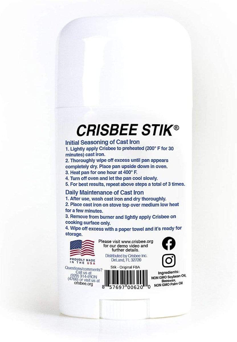 Crisbee Cast Iron Seasoning Crisbee Cast Iron Seasoning Stick 2.3 oz