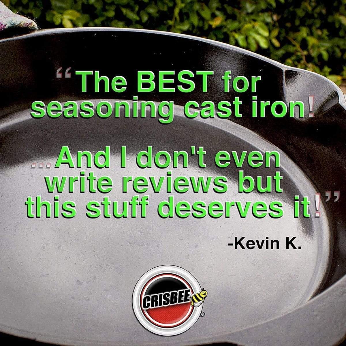 Crisbee Cast Iron Seasoning Crisbee Cast Iron Seasoning Stick 2.3 oz