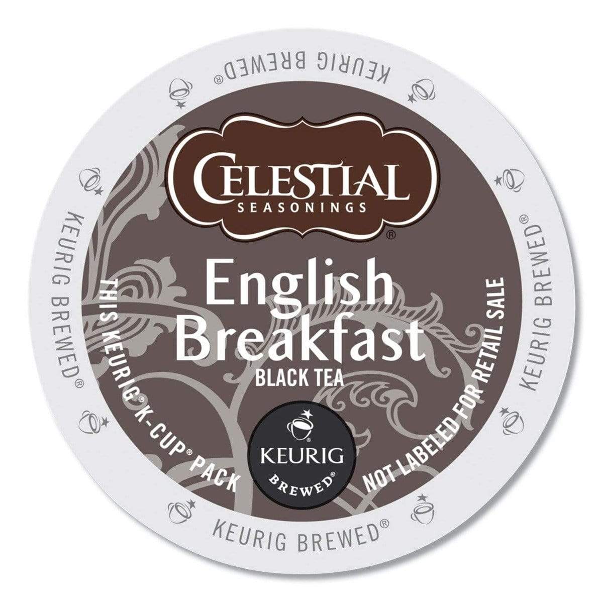 Celestial Seasonings Coffee Celestial Seasoning English Breakfast K-Cup Tea - 24 Count Box