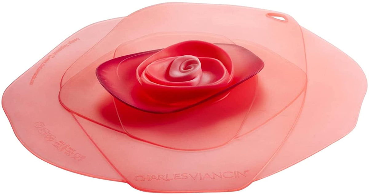 Charles Viancin Cookware Accessories Charles Viancin 11 inch Rose Suction Lid