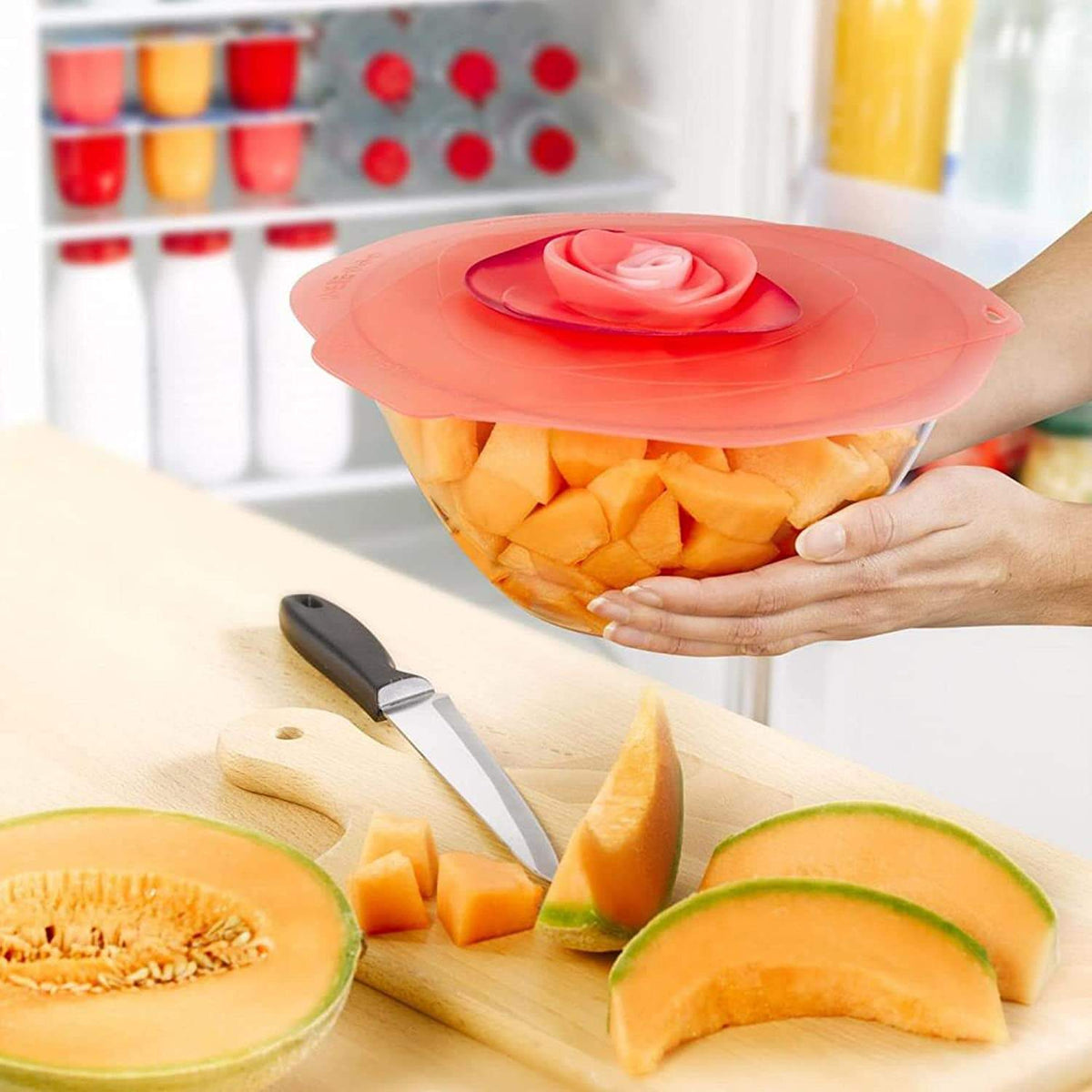 Charles Viancin Cookware Accessories Charles Viancin 11 inch Rose Suction Lid