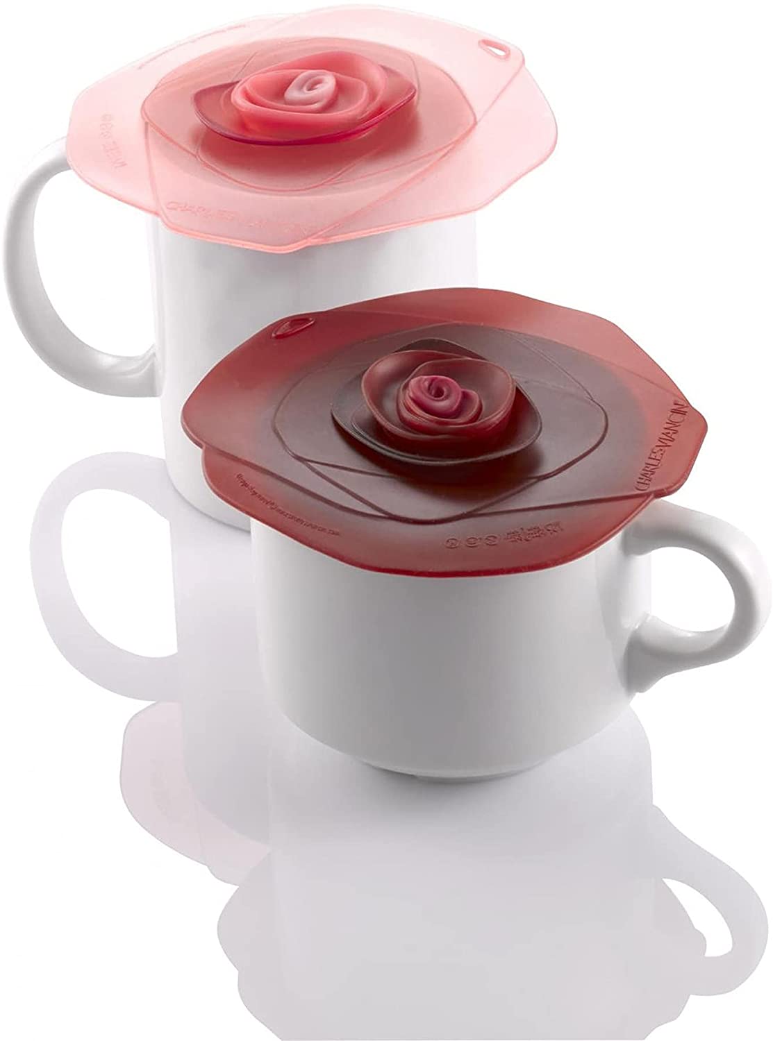 Charles Viancin Barware Charles Viancin Rose Drink Covers Set Of 2