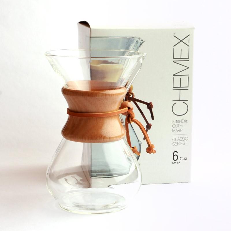 Chemex Coffee Maker Chemex 6 Cup Classic Pour-Over Coffee Maker