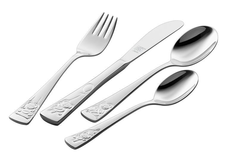 Zwilling J.A. Henckles Children's Flatware ZWILLING J.A. Henckels TWIN Kids Teddy 4-Piece Children's Flatware Set